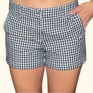 J.Crew Black & White Gingham Shorts — Size 4